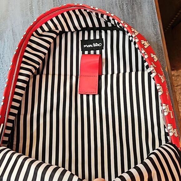 Marc Tetro Red Backpack White Scottish Dogs - Picture 10 of 14